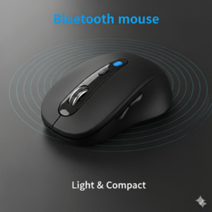 Compact wireless Bluetooth mouse Black