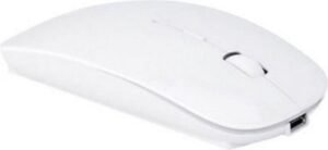 High Five Slim Rechargeable Dual-Mode Mouse – White