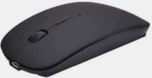 High Five Slim Rechargeable Dual-Mode Mouse – Black