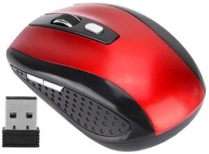 High Five 2.4 GHz Wireless Mouse – Red