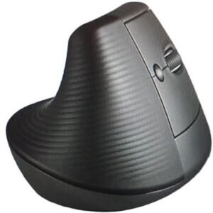 High Five Rechargeable Vertical Dual-Mode Mouse – Black